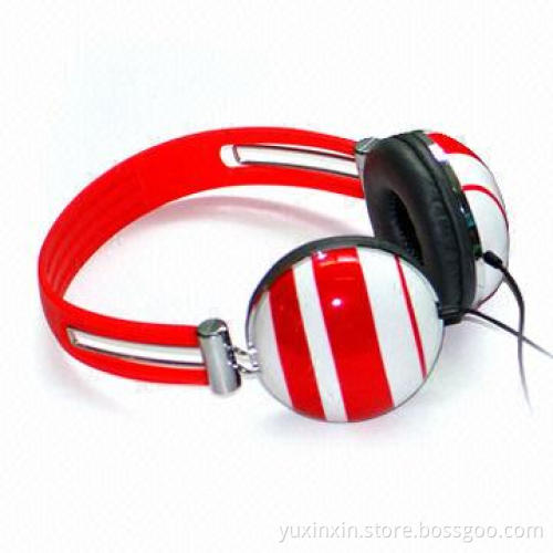 Stereo DJ Colorful Headphones with 20Hz to 20kHz Frequency Response and 2.3 ± 0.3m Cable